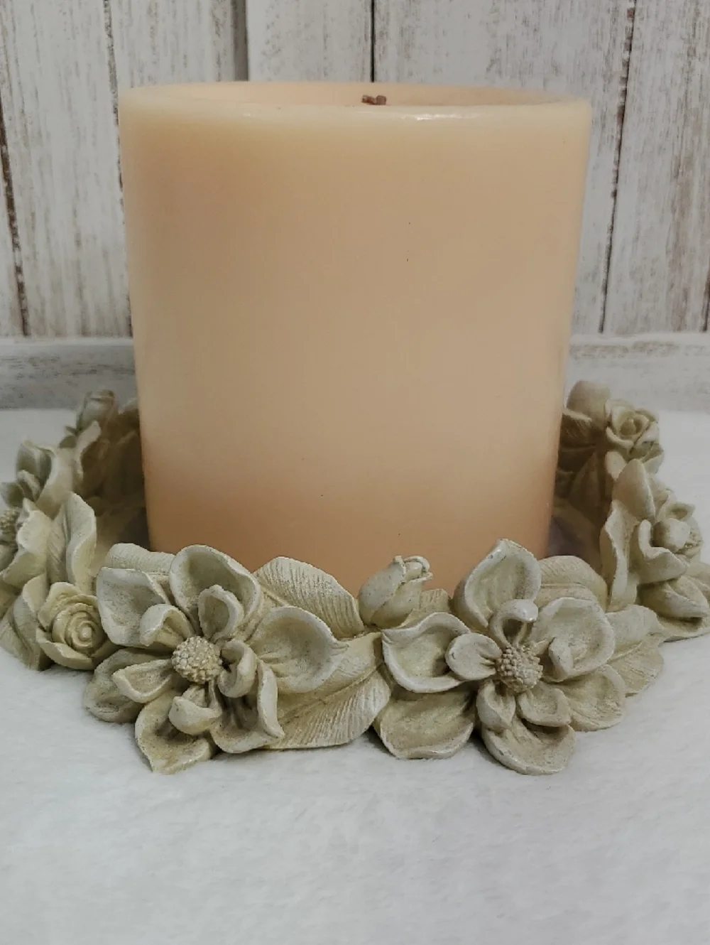 Magnolia Resin Decorative Candle Holder Flower Dish